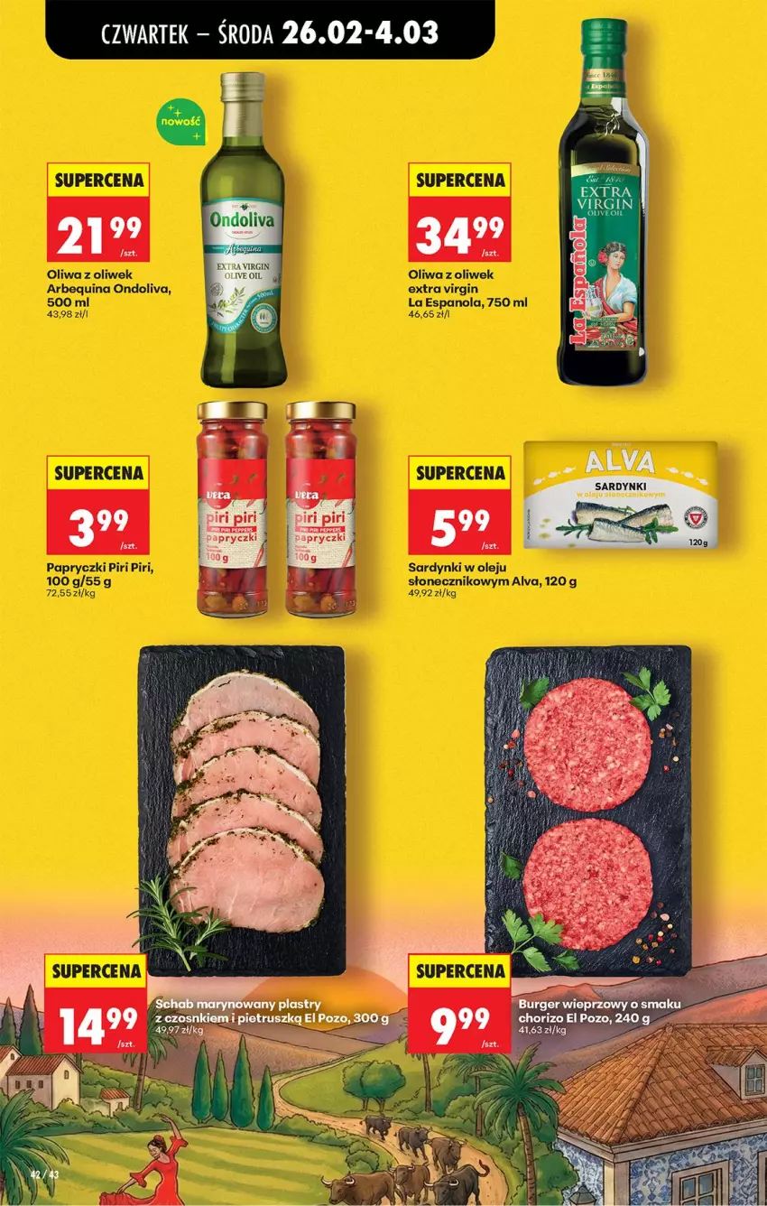 Gazetka promocyjna Biedronka - Od Czwartku - ważna 26.02 do 04.03.2026 - strona 50 - produkty: Gin, Olej, Oliwa, Sardynki