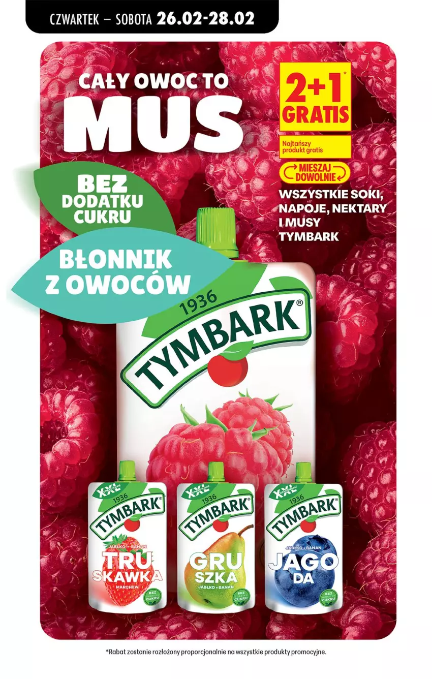Gazetka promocyjna Biedronka - Od Czwartku - ważna 26.02 do 04.03.2026 - strona 57 - produkty: Por, Tymbark