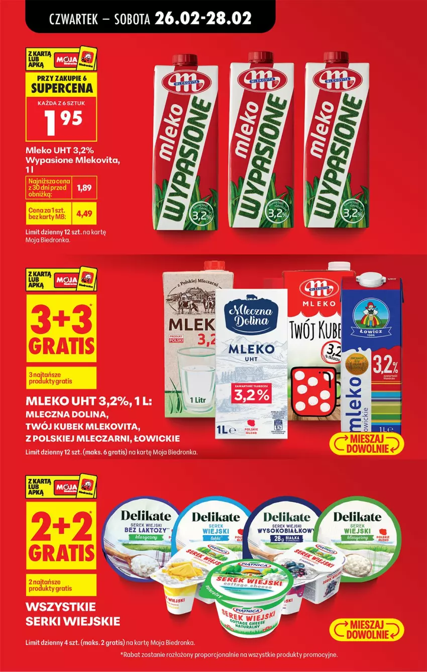 Gazetka promocyjna Biedronka - Od Czwartku - ważna 26.02 do 04.03.2026 - strona 9 - produkty: Gra, Kubek, Mleko, Mlekovita, Por, Ser