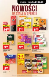 Gazetka promocyjna Biedronka - Od Czwartku - Gazetka - ważna od 04.03 do 04.03.2026 - strona 43 - produkty: Por, Gra, Kawa ziarnista, Saga, Kawa, Herbata czarna, Lack, Lipton, Cappuccino, Herbata, Mango, Napój