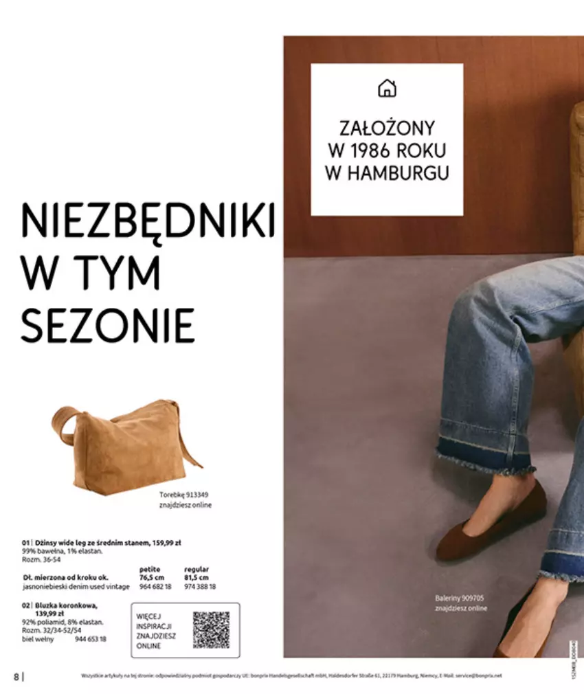 Gazetka promocyjna Bonprix - POWRÓT MODY LAT 70. - ważna 02.09 do 13.10.2025 - strona 10 - produkty: Fa, Gra, Por