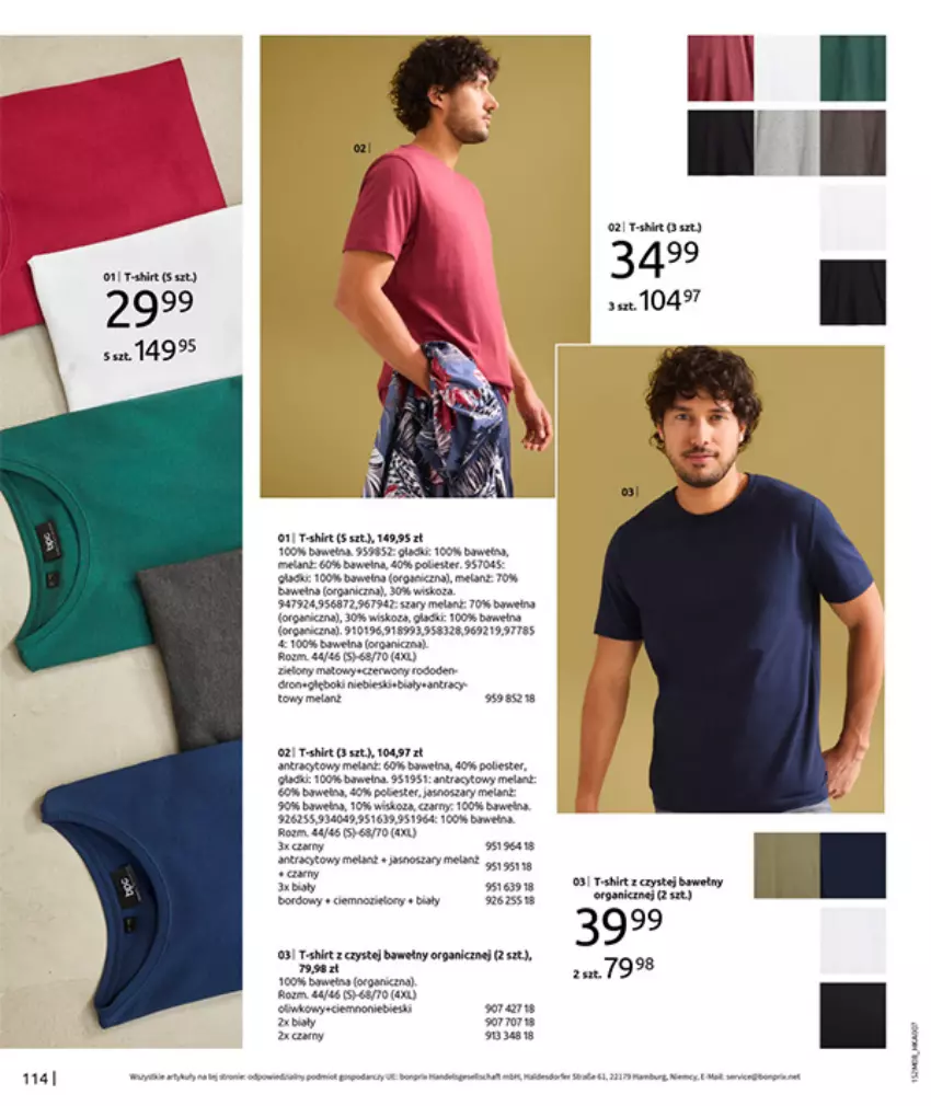 Gazetka promocyjna Bonprix - POWRÓT MODY LAT 70. - ważna 02.09 do 13.10.2025 - strona 116 - produkty: Fa, Koc, Kuweta, T-shirt, Wełna