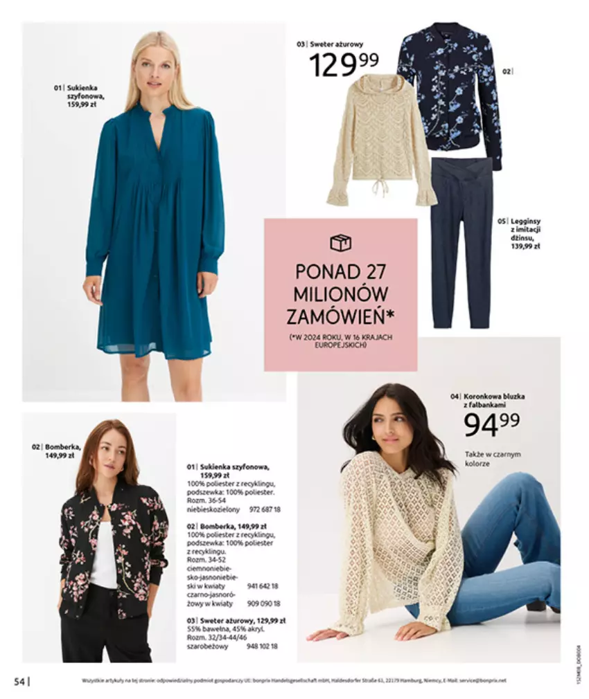 Gazetka promocyjna Bonprix - POWRÓT MODY LAT 70. - ważna 02.09 do 13.10.2025 - strona 56 - produkty: Fa, Gin, Lion, Orka