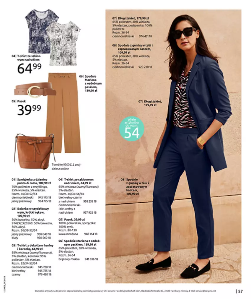 Gazetka promocyjna Bonprix - POWRÓT MODY LAT 70. - ważna 02.09 do 13.10.2025 - strona 59 - produkty: Fa, Gala, Gra, K2, Koc, Por, Pur, T-shirt, Torebka
