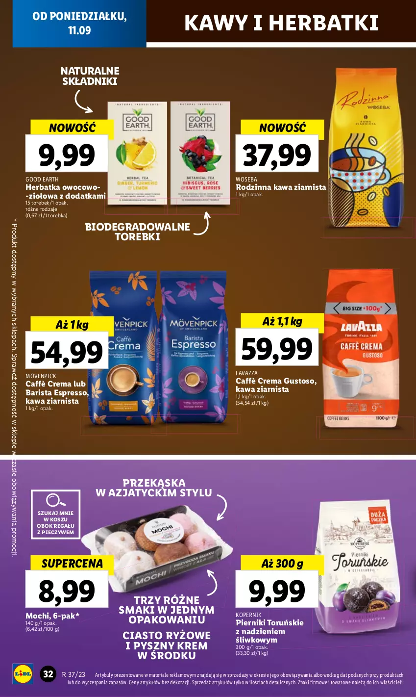 Gazetka promocyjna Lidl - GAZETKA - ważna 11.09 do 13.09.2023 - strona 44 - produkty: Gra, Kawa, Kawa ziarnista, Kosz, Piec, Piernik, Regał, Ryż, Torebka, Woseba