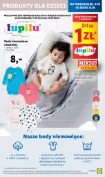 Gazetka promocyjna Lidl - GAZETKA - Gazetka - ważna od 13.09 do 13.09.2023 - strona 49 - produkty: Body, Dzieci