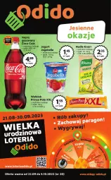 Gazetka promocyjna Odido - Gazetka - Gazetka - ważna od 05.10 do 05.10.2023 - strona 1 - produkty: Gry, Prince Polo, Bell, Jogurt, Wafelek, Coca-Cola, Napój gazowany, Bella, Jogobella, Napój, Knorr