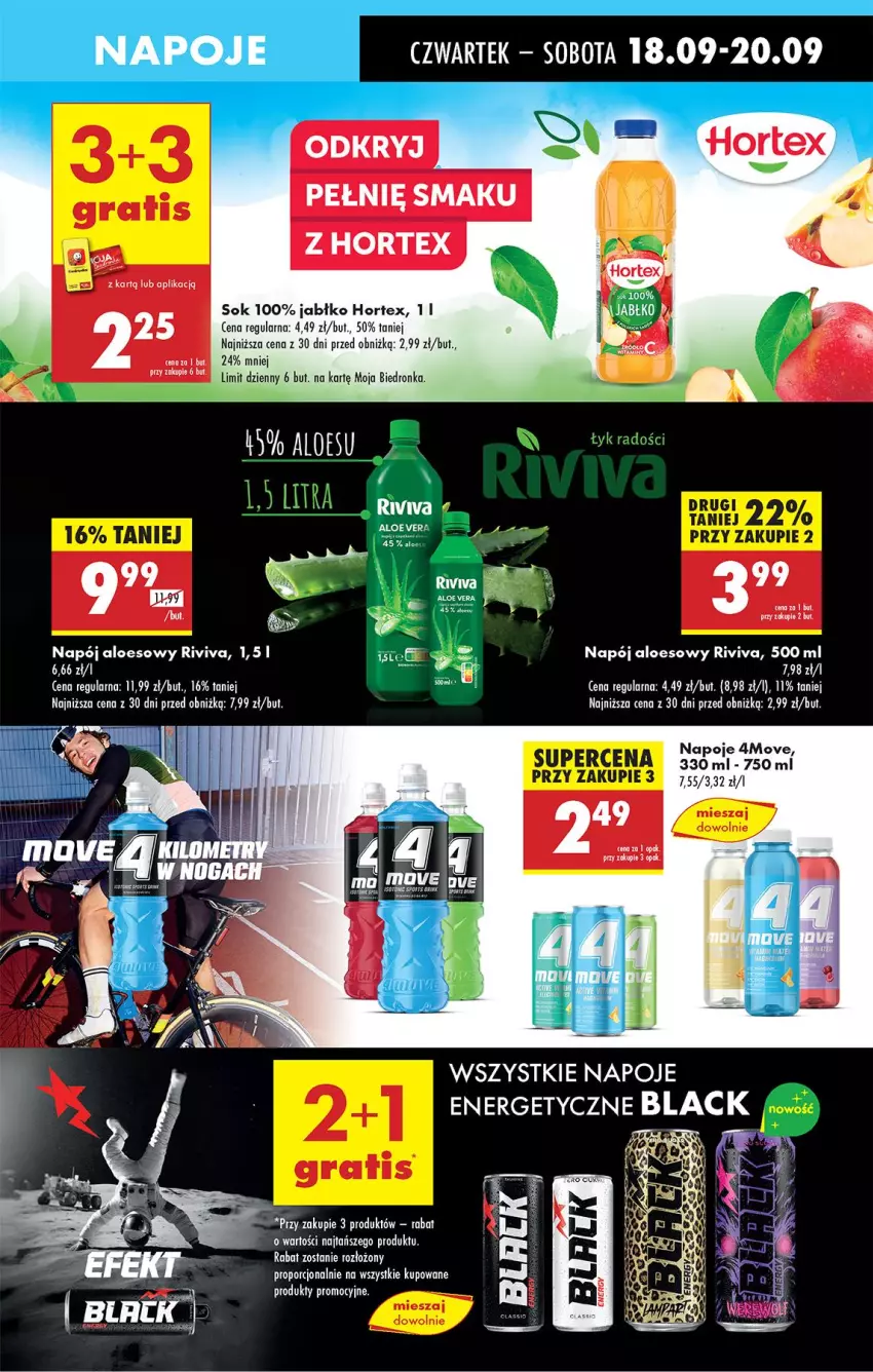 Gazetka promocyjna Biedronka - Od Czwartku - ważna 18.09 do 24.09.2025 - strona 57 - produkty: Aloe vera, Hortex, Napój, Napoje, Por, Sok
