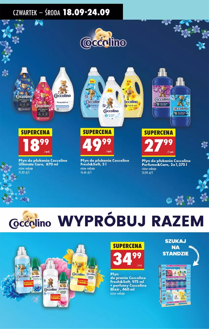 Gazetka promocyjna Biedronka - Od Czwartku - ważna 18.09 do 24.09.2025 - strona 71 - produkty: Coccolino, Lampa, Perfum, Płyn do płukania, Płyn do prania
