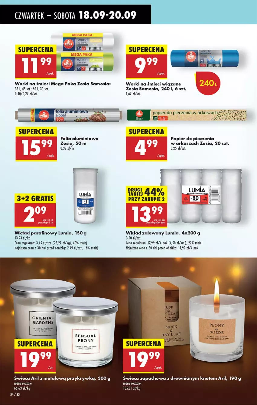 Gazetka promocyjna Biedronka - Od Czwartku - ważna 18.09 do 24.09.2025 - strona 72 - produkty: Gra, Olej, Papier, Papier do pieczenia, Piec, Sensual, Worki na śmiec, Worki na śmieci