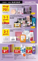 Gazetka promocyjna Biedronka - Od Czwartku - Gazetka - ważna od 24.09 do 24.09.2025 - strona 62 - produkty: Makijaż, Mydło w płynie, Por, Gra, Bielenda, Bell, Perfum, Wełna, Mydło