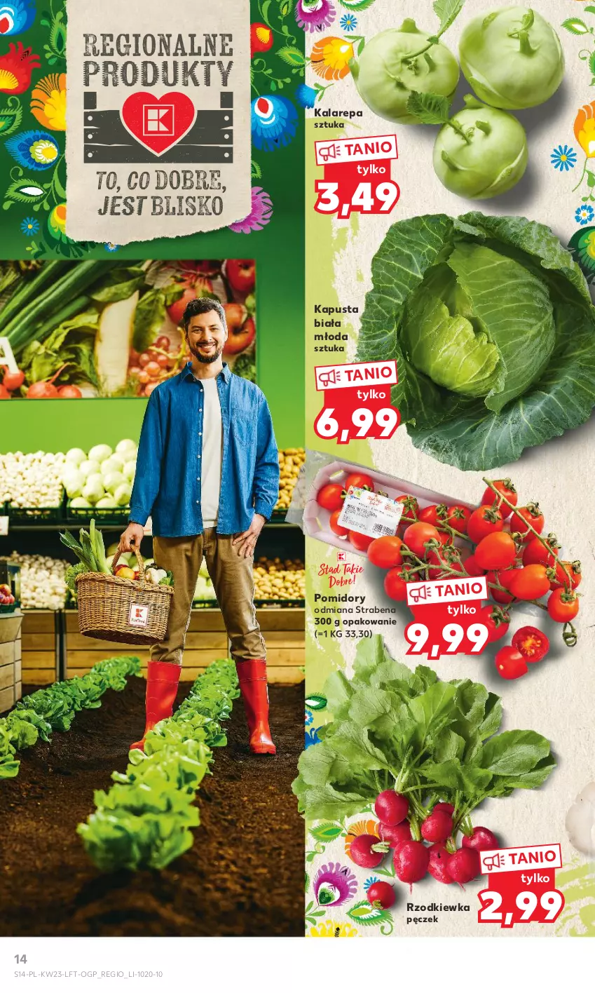 Gazetka promocyjna Kaufland - Gazetka tygodnia - ważna 07.06 do 14.06.2023 - strona 14 - produkty: Pomidory, Rzodkiewka
