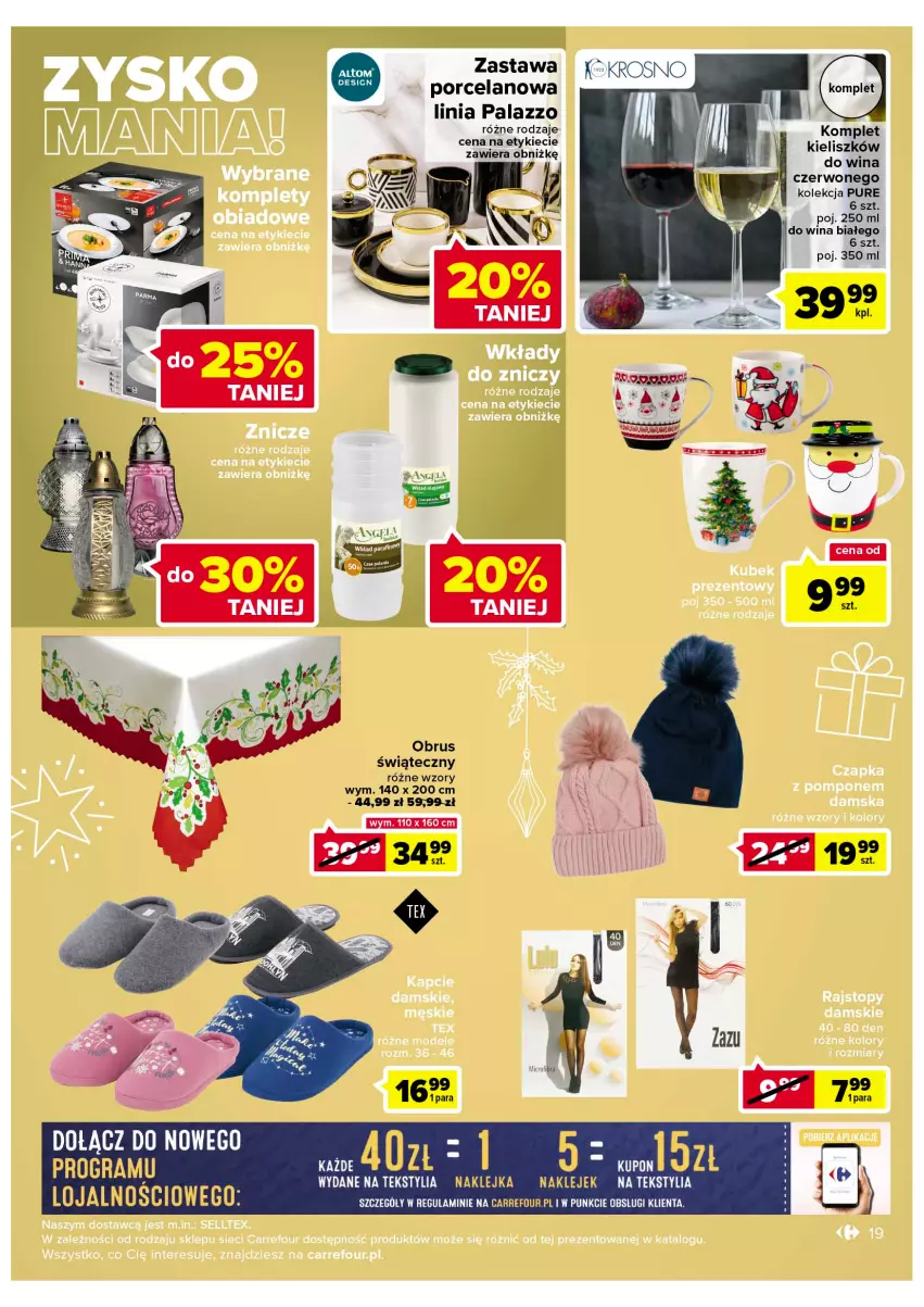 Gazetka promocyjna Carrefour - Gazetka Zyskoferty - ważna 22.11 do 03.12.2022 - strona 21 - produkty: Klej, Obrus, Por, Pur