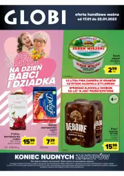 Gazetka promocyjna Carrefour - Gazetka Globi - Gazetka - ważna od 23.01 do 23.01.2023 - strona 1 - produkty: Piwa, Piwo, Serek wiejski, Ser, Gra, Piątnica, Praliny, Serek, Delicje