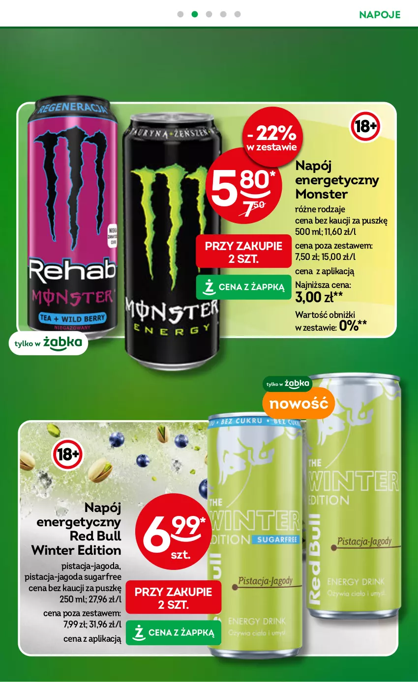 Gazetka promocyjna Żabka - gazetka-promocyjna-39-40-2026 - ważna 23.09 do 06.10.2026 - strona 21 - produkty: Napój, Napój energetyczny, Napoje, Red Bull