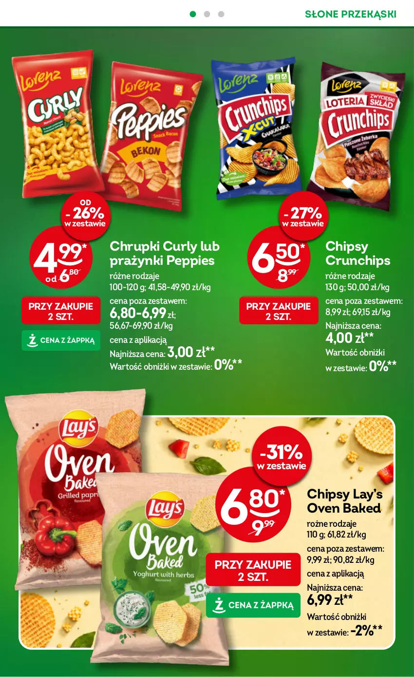 Gazetka promocyjna Żabka - gazetka-promocyjna-39-40-2026 - ważna 23.09 do 06.10.2026 - strona 25 - produkty: Chipsy, Chrupki, Crunchips, Lay’s