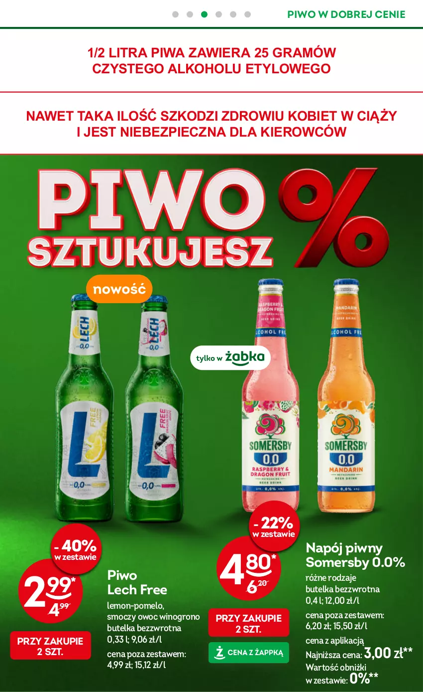 Gazetka promocyjna Żabka - gazetka-promocyjna-39-40-2026 - ważna 23.09 do 06.10.2026 - strona 40 - produkty: Gra, Napój, Piec, Piwa, Piwo, Pomelo, Somersby, Wino