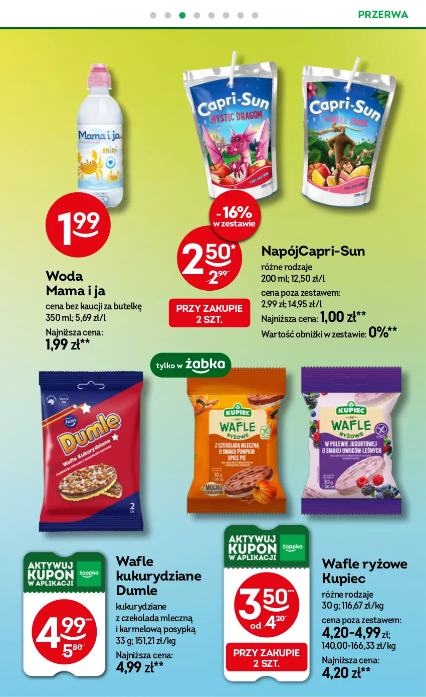 Gazetka promocyjna Żabka - gazetka-promocyjna-39-40-2026 - ważna 23.09 do 06.10.2026 - strona 66 - produkty: Czekolada, Kupiec, Napój, Piec, Ryż, Wafle, Woda