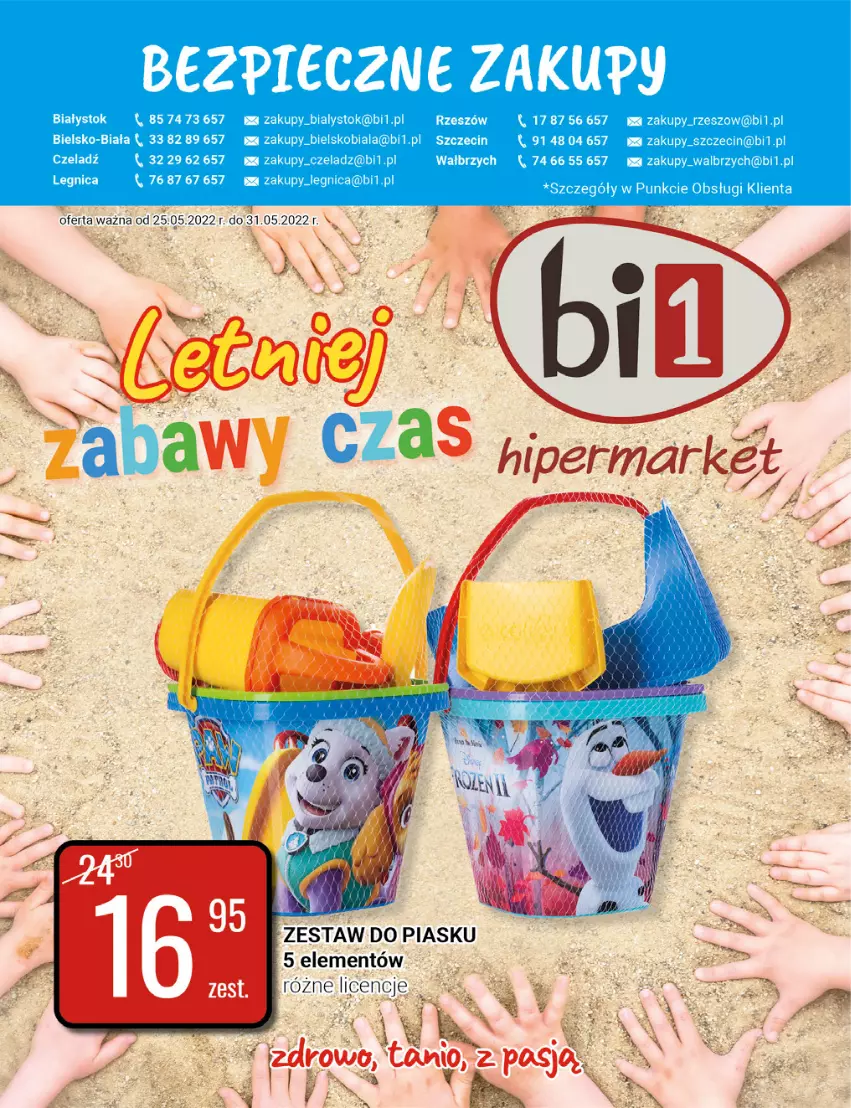 Gazetka promocyjna Bi1 - Letniej zabawy czas - ważna 25.05 do 31.05.2022 - strona 1 - produkty: Piec, Por