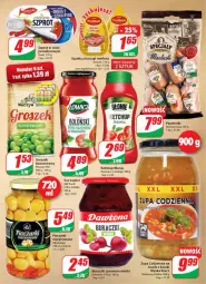 Gazetka promocyjna Dino - Gazetka - Gazetka - ważna od 17.05 do 17.05.2022 - strona 9 - produkty: Piec, Buraczki, Ketchup, Makaron, Dawtona, Sos, Ser, Gra, Zupa, Szynka, Szprot, Szprot w sosie, Graal, Groszek, Fa