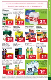 Gazetka promocyjna Stokrotka - Market - Gazetka - ważna od 12.03 do 12.03.2025 - strona 15 - produkty: Piwa, Piwo, Nałęczowianka, Sok, Por, Gra, 7up, Napój energetyczny, Ice tea, Chipsy, Mirinda, Coca-Cola, Tyskie, Tatra, Desperados, Perła, Pepsi, Lipton, Crunchips, Fanta, Kubuś, Woda, Sprite, Napój, Hortex, HP, Fa