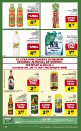 Gazetka promocyjna Carrefour - Gazetka Express - Gazetka - ważna od 02.03 do 02.03.2026 - strona 4 - produkty: Piwa, Piwo, Książęce, Nałęczowianka, Sok, Gin, Gra, Tatra, Desperados, Schweppes, Tymbark, Woda mineralna, Owoce, Woda, Harnaś, Napój, Fa