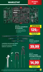 Gazetka promocyjna Lidl - GAZETKA - Gazetka - ważna od 19.07 do 19.07.2025 - strona 47 - produkty: Parkside, Taśma miernicza, Młotek, Szczypce, Młot, Poziomica, Metro