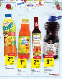 Gazetka promocyjna Intermarche - Warto brać - Gazetka - ważna od 10.05 do 10.05.2021 - strona 17 - produkty: Sok, Mus, Leon, Syrop, Szyna, Woda mineralna, Woda