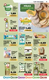 Gazetka promocyjna Netto - Nowy rok - Gazetka - ważna od 08.01 do 08.01.2022 - strona 11 - produkty: Piec, Makaron, Jogurt naturalny, Kupiec, Cukier, Ostropes, Jogurt, Kawa, Activia, Zdrowie, Chrupki, Wafle, Płatki owsiane, Penne, Spaghetti, Isana, Baton, Cukier trzcinowy, Gala, Kakao, Olej, Biszkopty, Kokos