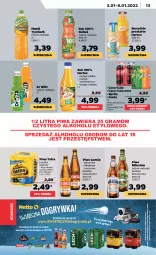 Gazetka promocyjna Netto - Nowy rok - Gazetka - ważna od 08.01 do 08.01.2022 - strona 13 - produkty: Piwa, Piwo, Sok, Gry, Gra, Ananas, Coca-Cola, Tatra, Tymbark, Smoothie, Fanta, Kubuś, Sprite, Mango, Napój, Hortex, Fa