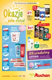 Gazetka promocyjna Auchan - Sezon na radość Moje Auchan - Gazetka - ważna od 26.05 do 26.05.2021 - strona 1 - produkty: Elseve, Ser, BIC, Kawa ziarnista, Dezodorant, Kawa, Adidas, Raffaello, Lacalut, Czekolada, Segafredo, Lindt, Fa