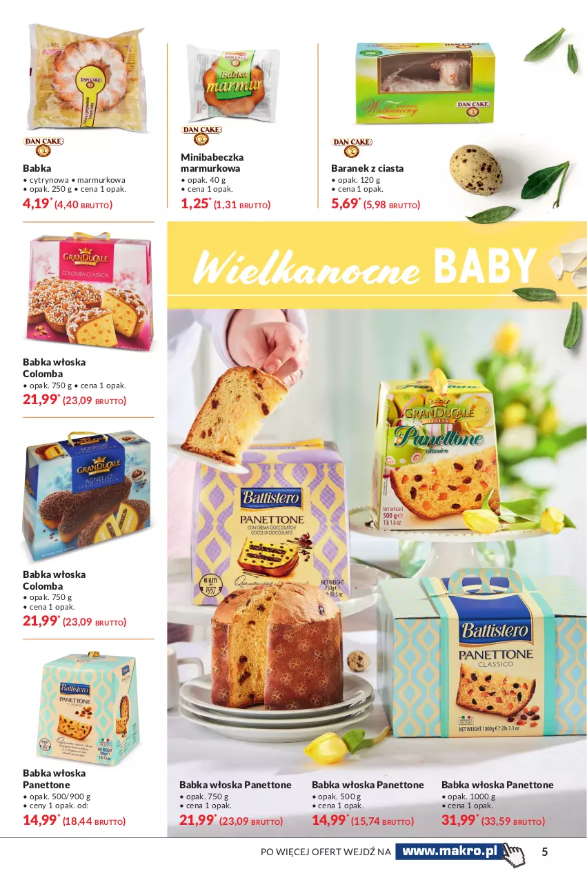 Gazetka promocyjna Makro - [Oferta specjalna] Delikatesy - ważna 23.03 do 03.04.2021 - strona 5 - produkty: Babka