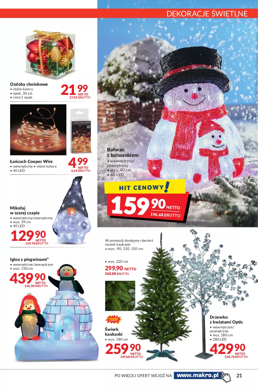 Gazetka promocyjna Makro - [Oferta promocyjna] Artykuły spożywcze i przemysłowe - ważna 16.11 do 29.11.2021 - strona 21 - produkty: Kask, Pingwin