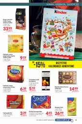 Gazetka promocyjna Makro - [Oferta promocyjna] Artykuły spożywcze i przemysłowe - Gazetka - ważna od 29.11 do 29.11.2021 - strona 11 - produkty: Tchibo, Pistacje, Kawa ziarnista, Kawa, Herbata czarna, Herbatniki, Tetley, Lipton, Czekolada, Ferrero, Delicje, Felix, Herbata, Lindt, Kalendarz