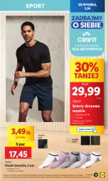 Gazetka promocyjna Lidl - GAZETKA - Gazetka - ważna od 06.04 do 06.04.2024 - strona 15 - produkty: Top, Por, Szorty, Dres, Sport