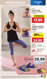 Gazetka promocyjna Lidl - GAZETKA - Gazetka - ważna od 06.04 do 06.04.2024 - strona 17 - produkty: Klapki, Top, Sok, Por, Gin, Sport, Moda, Legginsy, LG