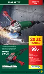 Gazetka promocyjna Lidl - GAZETKA - Gazetka - ważna od 06.04 do 06.04.2024 - strona 43 - produkty: Parkside, Top, Szlifierka kątowa, Szlifierka