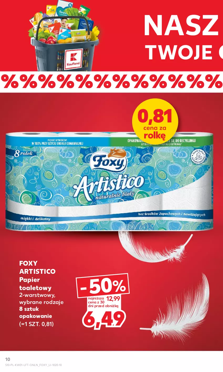 Gazetka promocyjna Kaufland - Gazetka tygodnia - ważna 03.01 do 10.01.2024 - strona 10 - produkty: Foxy, Papier, Papier toaletowy