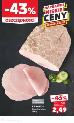 Gazetka promocyjna Kaufland - Gazetka tygodnia - Gazetka - ważna od 10.01 do 10.01.2024 - strona 16 - produkty: Szynka, Kabanos, Szynka biała