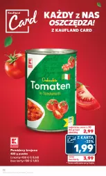 Gazetka promocyjna Kaufland - Gazetka tygodnia - Gazetka - ważna od 10.01 do 10.01.2024 - strona 22 - produkty: Pomidory, Pomidory krojone
