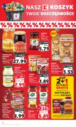 Gazetka promocyjna Kaufland - Gazetka tygodnia - Gazetka - ważna od 10.01 do 10.01.2024 - strona 28 - produkty: Majonez, Makaron, Prymat, Sos, Gra, Zupa, Kosz, Dżem, Przyprawy, Babuni, Miód, Pudliszki, Bigos, Waga