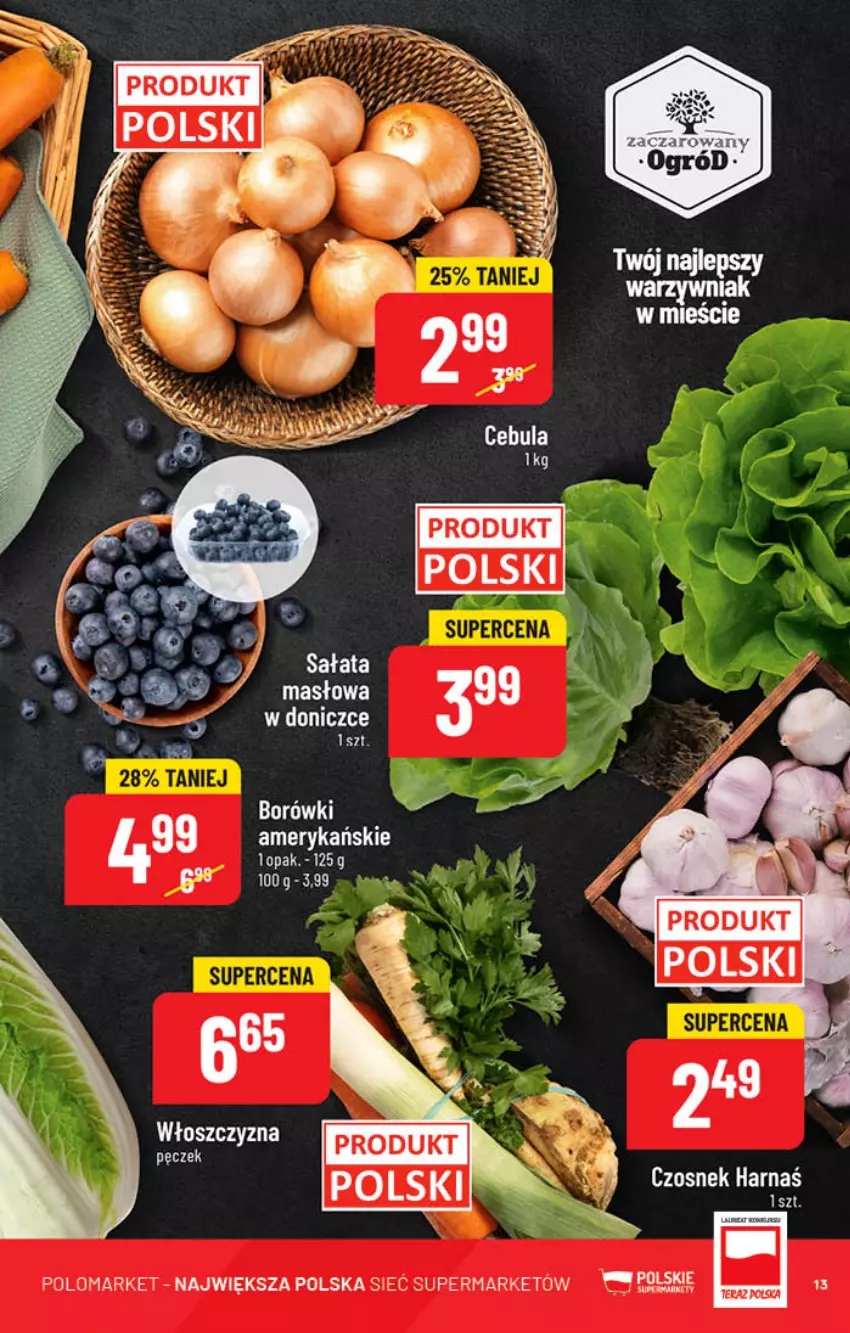 Gazetka promocyjna PoloMarket - Gazetka pomocyjna - ważna 26.10 do 31.10.2022 - strona 13 - produkty: Cebula, Harnaś, Masło, Sałat