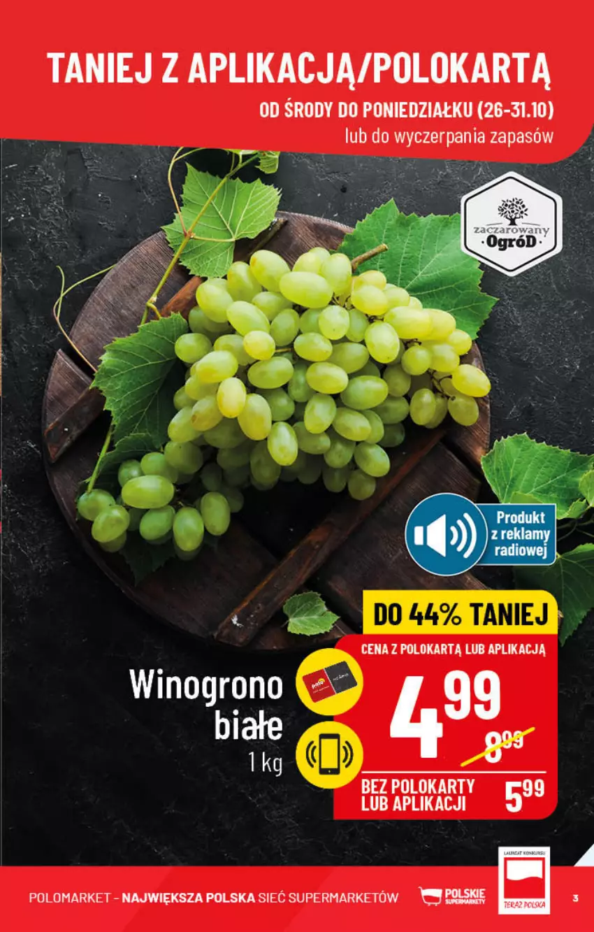 Gazetka promocyjna PoloMarket - Gazetka pomocyjna - ważna 26.10 do 31.10.2022 - strona 3 - produkty: Wino