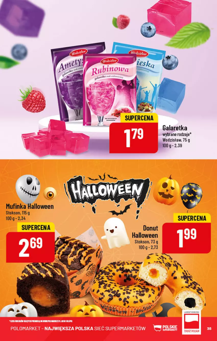 Gazetka promocyjna PoloMarket - Gazetka pomocyjna - ważna 26.10 do 31.10.2022 - strona 35 - produkty: Donut, Gala, Galaretka, Inka