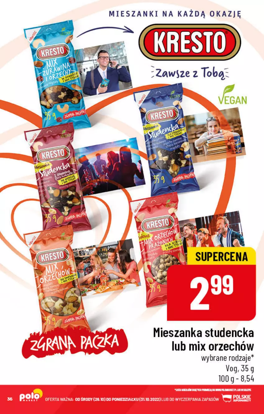 Gazetka promocyjna PoloMarket - Gazetka pomocyjna - ważna 26.10 do 31.10.2022 - strona 36 - produkty: Mieszanka studencka