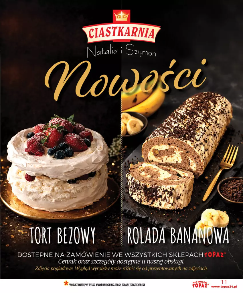 Gazetka promocyjna Topaz - Gazetka - ważna 28.05 do 03.06.2026 - strona 11 - produkty: Ciastka, Top