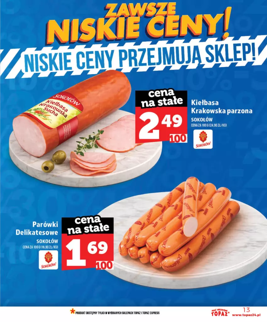 Gazetka promocyjna Topaz - Gazetka - ważna 28.05 do 03.06.2026 - strona 13 - produkty: Top