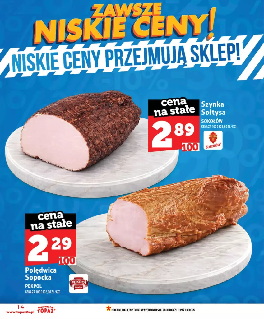Gazetka promocyjna Topaz - Gazetka - ważna 28.05 do 03.06.2026 - strona 14 - produkty: Top