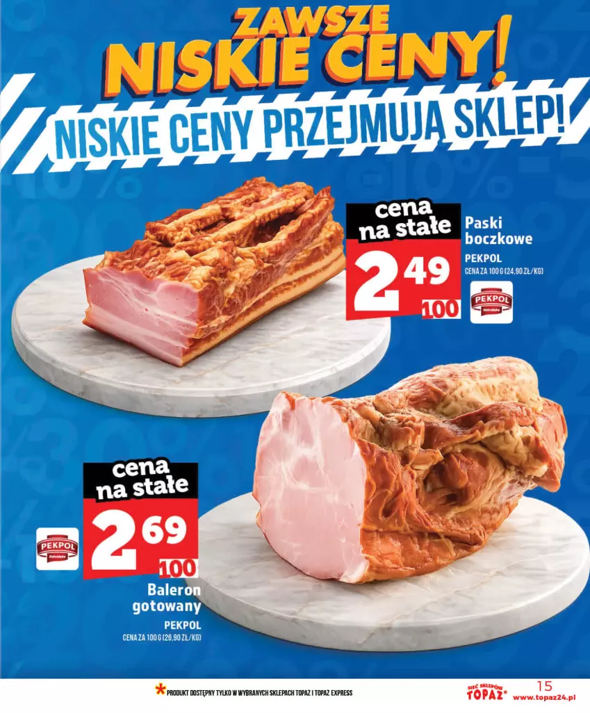 Gazetka promocyjna Topaz - Gazetka - ważna 28.05 do 03.06.2026 - strona 15 - produkty: Top