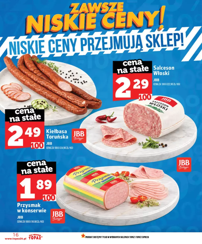 Gazetka promocyjna Topaz - Gazetka - ważna 28.05 do 03.06.2026 - strona 16 - produkty: Top